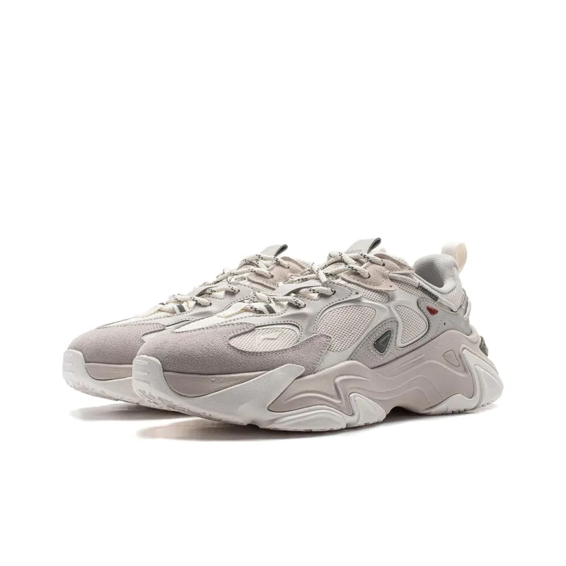 LiNing A Thousand Ways 2 CF Tracing Wujiang Autumn Anti Slip Wear Resistant Low Top Casual Shoes Men's Mica Gray-2