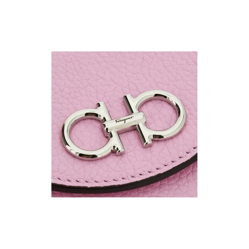 FERRAGAMO Cow Leather Wallet Women's Pink-3