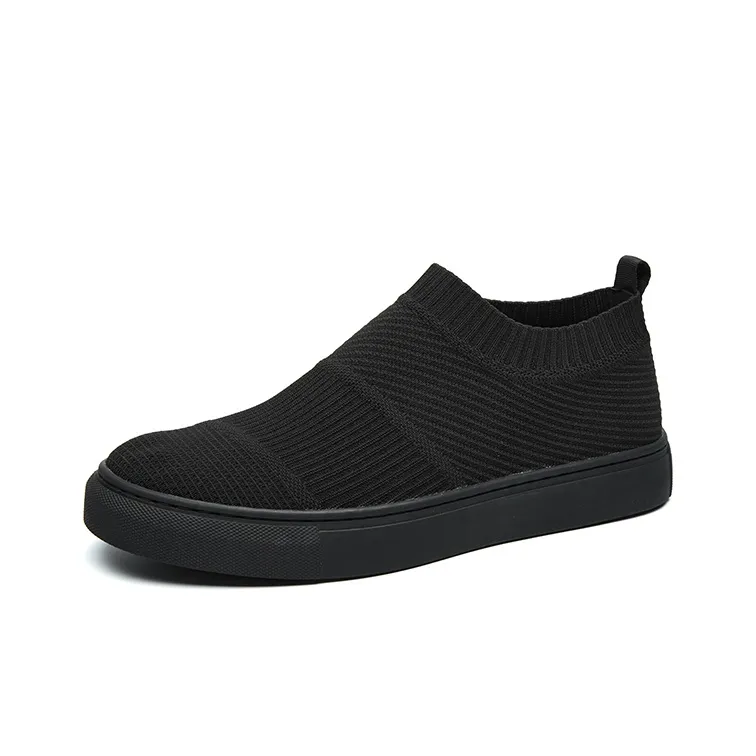 Oak Elephant Low Top Skateboard Shoes Men's Black-1