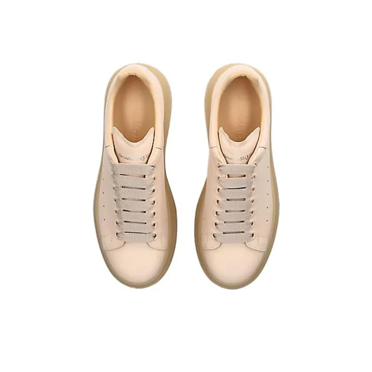 Alexander McQueen Oversized Low Top Sneakers 'Beige'-2