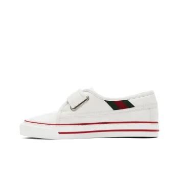 GUCCI Tennis 1977 Low Top Stylish Skateboarding Shoes Women's White
