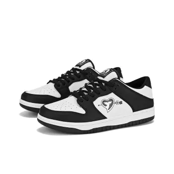 HLA JEANS Cushioned Wear Resistant Lightweight Breathable Low Top Skateboard Shoes Unisex