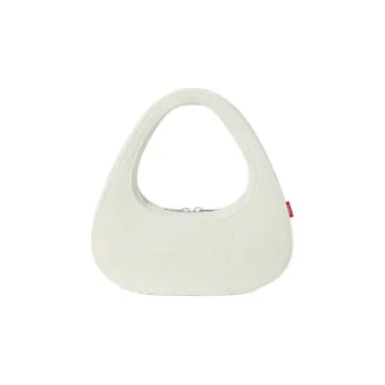 COPERNI Mixed Wool Handbag Shoulder Bag Medium Size Women's White