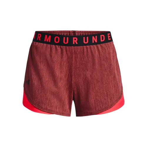 Under Armour Play Up Sports Shorts Women's Deep Red