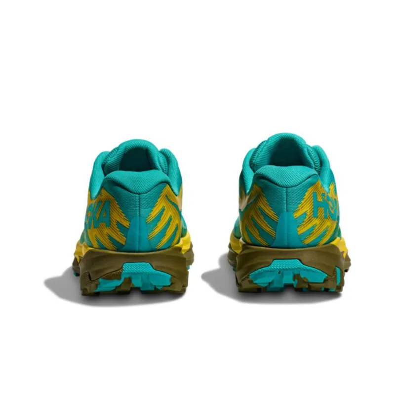 HOKA ONE ONE Torrent 3 Cushioned Slip-Resistant Low-Top Running Shoes Men's Green-4