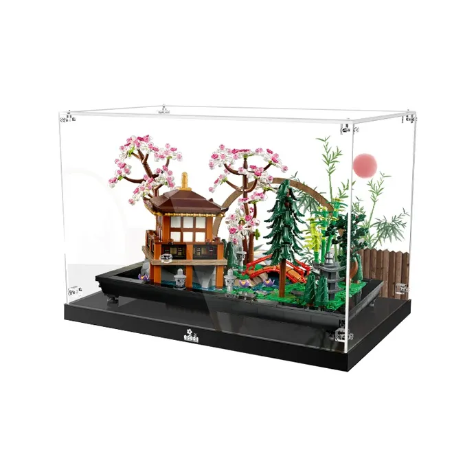 LIGHT YOUR BRICKS Compatibility Building Block 10315 Zen Garden Display Case Model Accessories-5