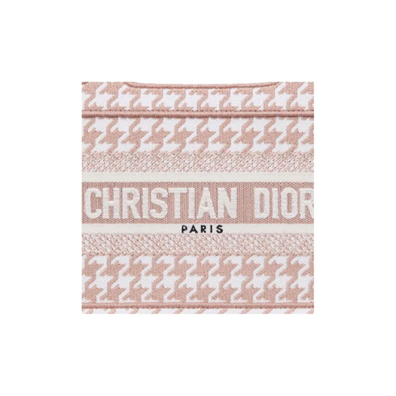 DIOR BookTote Fabric Handbag Tote Mini Women's Pink-3