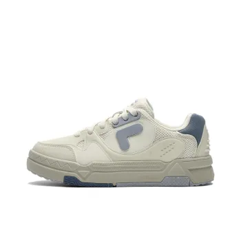 FILA FUSION Bank Skate Shoes 'Cream White Blue' Women's