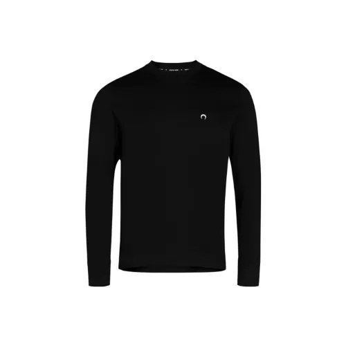 Marine Serre Logo-embroidered Crew-neck Sweatshirt