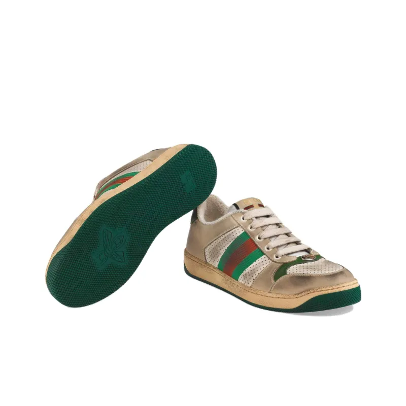 GUCCI Women's Screener 'Distressed Green Orange' Women's-5
