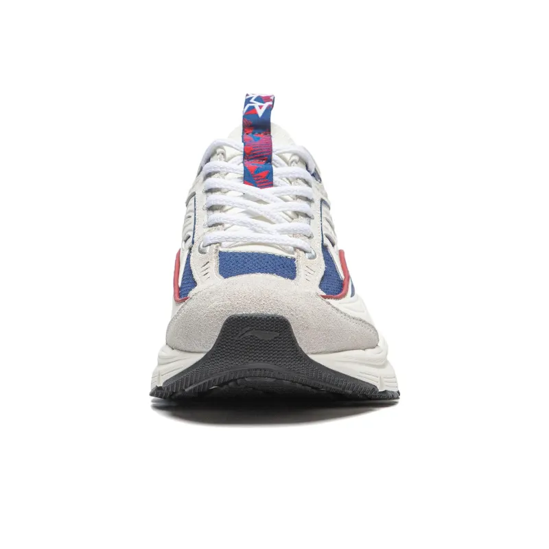 LiNing Comet LITE Yixing LITE Cushioned Slip Resistant Low Top Casual Shoes Men's White Blue-3