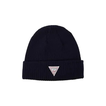 GUESS Acrylic Beanies Unisex Dark Blue