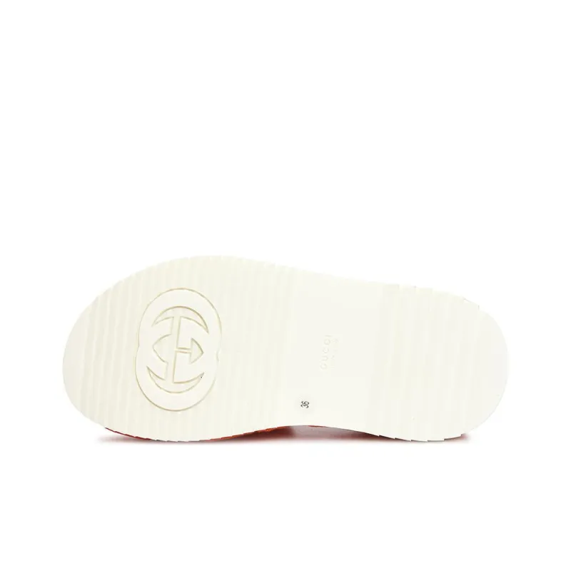 GUCCI GG Platform Sandal Orange-5