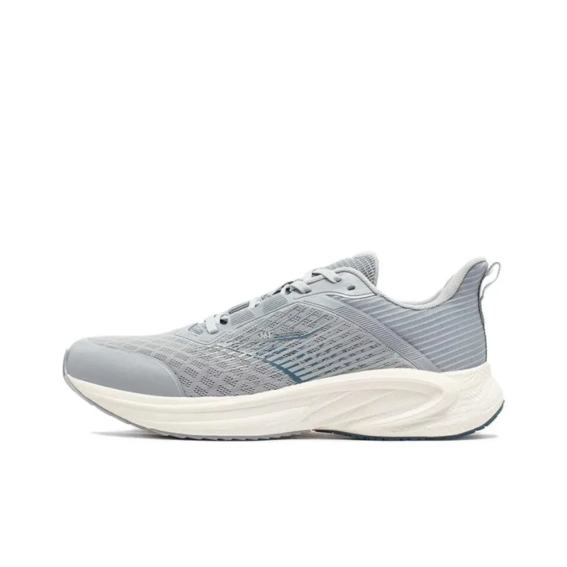 361° Cushioning, Slip Resistant, And Abrasion Resistant Low Top Running Shoes Men's Gray Blue-0