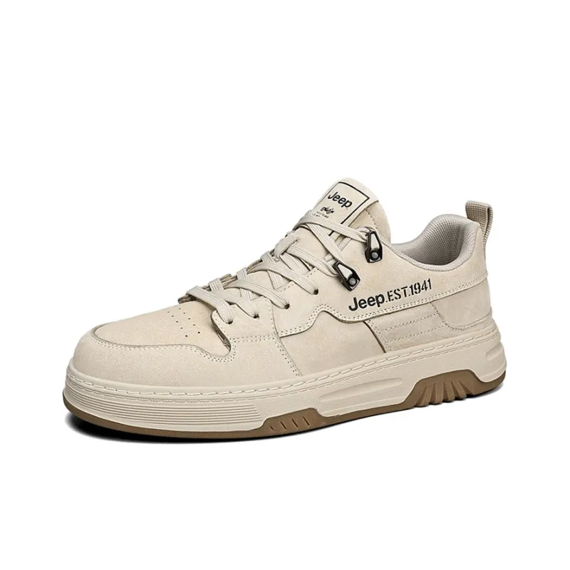 Jeep Cushioning Coverage Support Lightweight Slip Resistant Low Top Casual Shoes Men's Sand-2