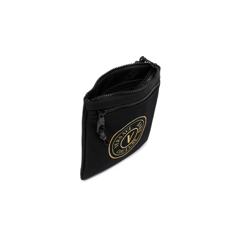 VERSACE JEANS COUTURE Logo patch Messenger Bag-3