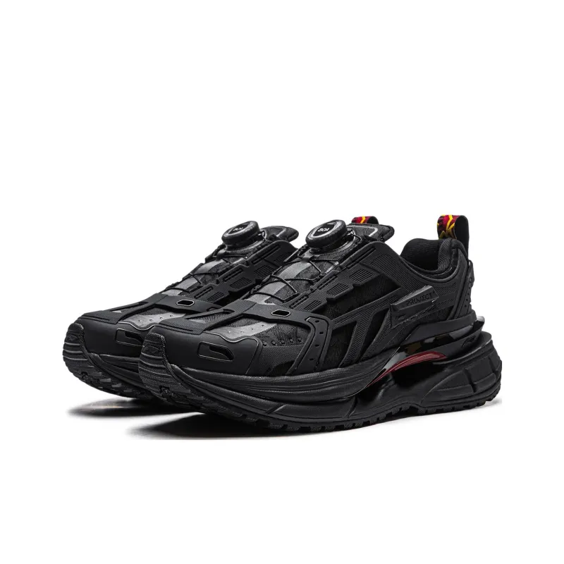 LiNing Project* Yanxing Anti Slip Wear Resistant Low Top Casual Shoes Women's Black-2