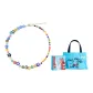 Colored Glaze Multicolor Beaded Necklace+Surprise Box