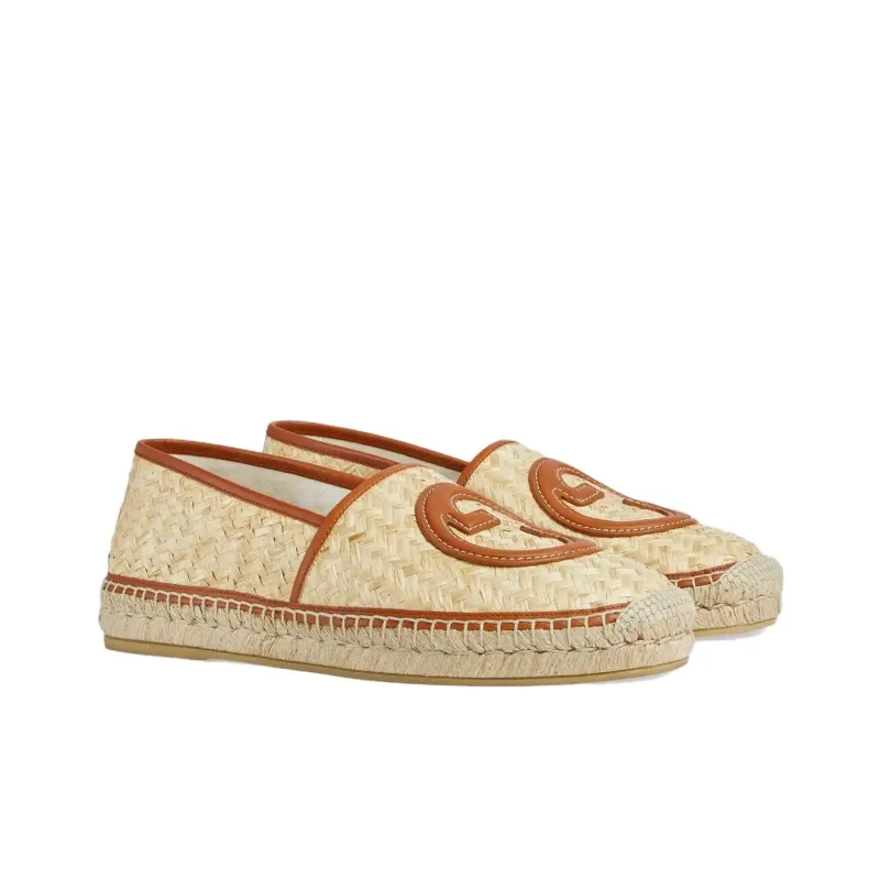 GUCCI Espadrilles 'Interlocking G Nude'-2