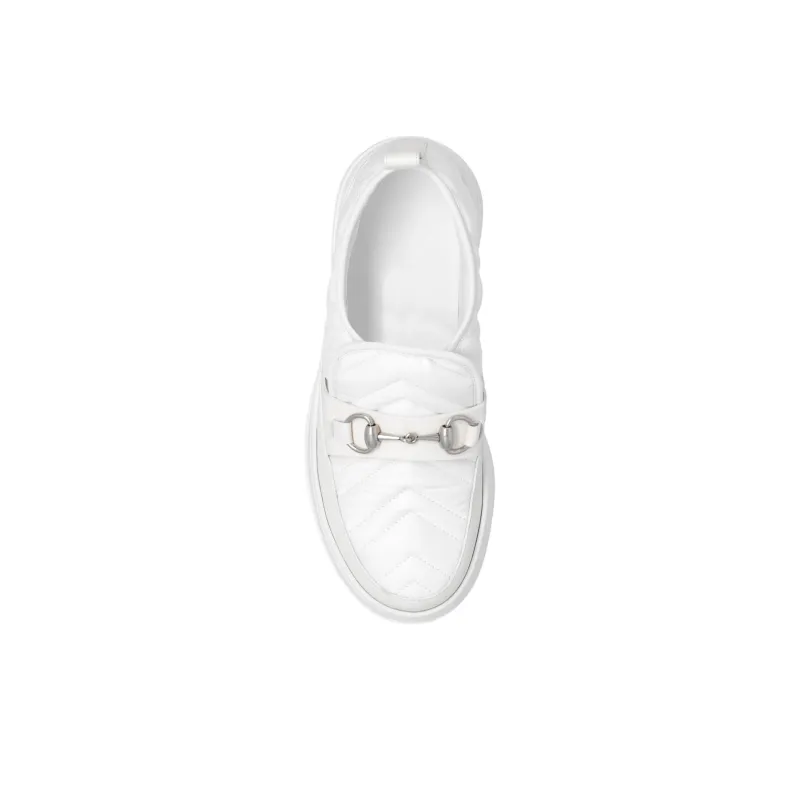 GUCCI Stylish Skateboarding Shoes Women's White-3