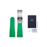 Green+Silver-Tone Buckle[All Interface 20mm]