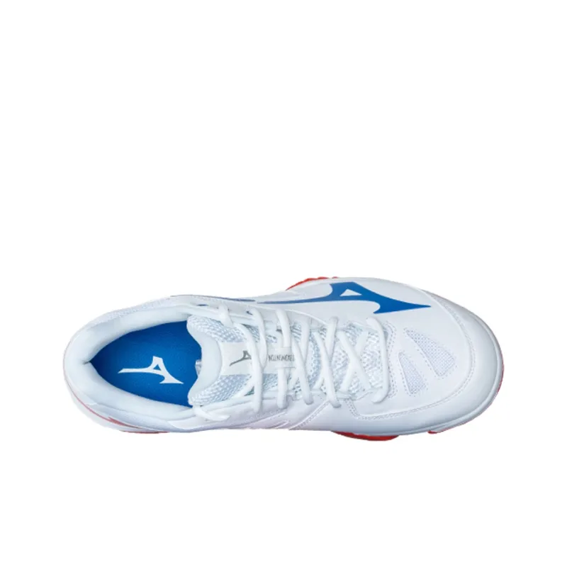 Mizuno Wave Claw White Blue Red-3
