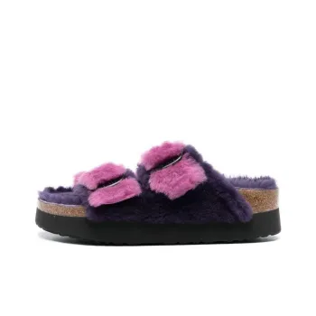 Birkenstock Arizona Big Buckle Pap Fur ' Purple Orchid/Dark Berry' Women's
