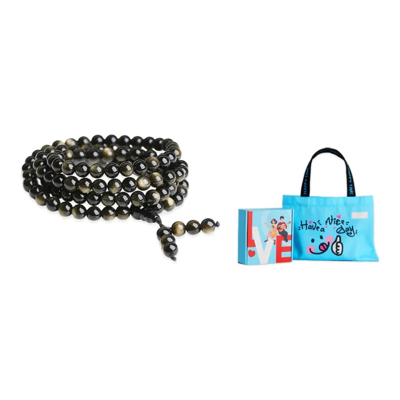 MISS TOOYA Obsidian Bracelets Unisex-7