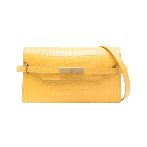 Polo Ralph Lauren Calfskin One Shoulder Crossbody Clutches Regular Women's Yellow