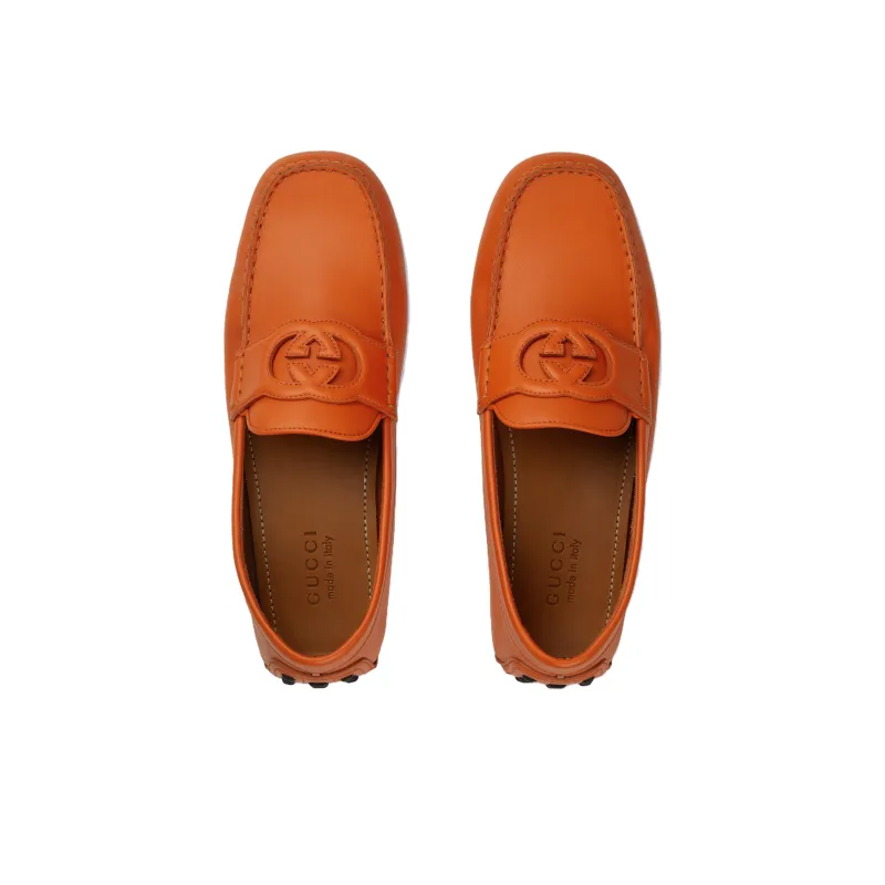 GUCCI Interlocking Men's Casual Shoes Men's Orange-3