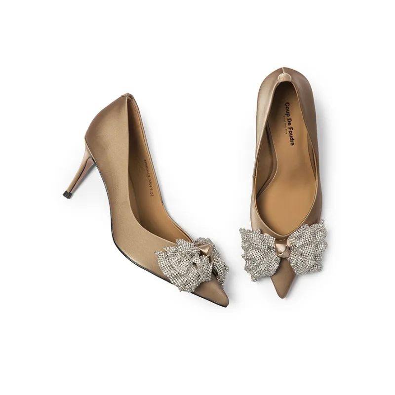 Coup De Foudre Slim Heel High Heels 7.5cm Women's-8