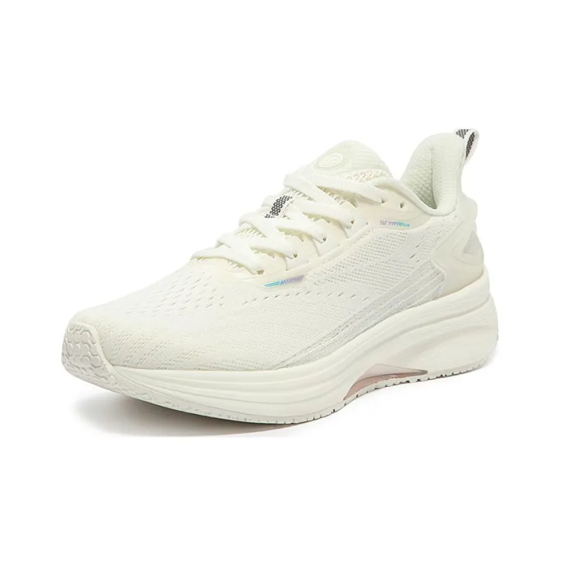 361° Anti Slip Wear Resistant Low Top Running Shoes Women's White-1