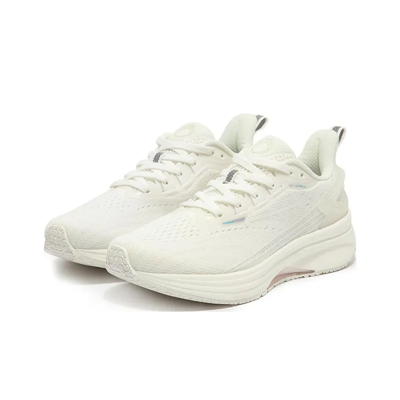 361° Anti Slip Wear Resistant Low Top Running Shoes Women's White-2