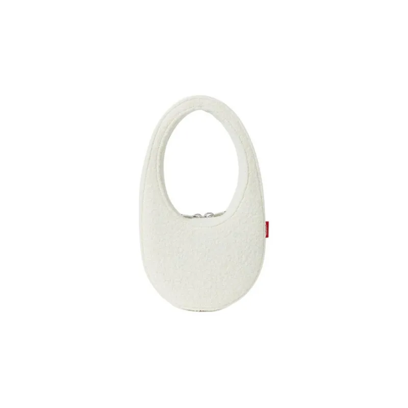 COPERNI Mixed Wool Handbag Small Size Women's White-0