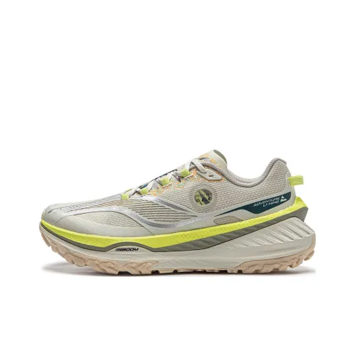 LiNing Cushioning Slip Resistant And Abrasion Resistant Low Top Running bassa shoes Women's Mica Gray