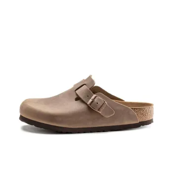 Boston Women's Birkenstock Oiled Leather 'Tobacco Brown'