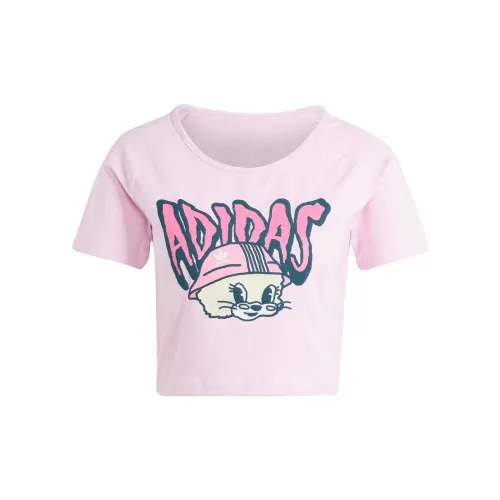 Adidas Originals GRAPHIC BABY T-Shirts Women's Pink