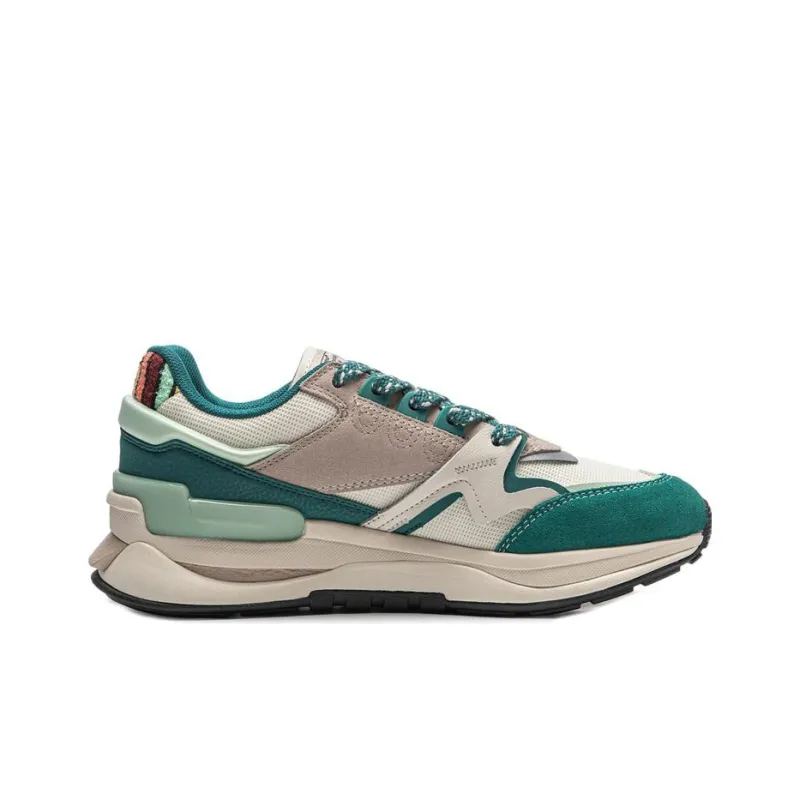 LiNing 001 Innocence V2 Innocent V2 Breathable Slip Resistant Low Top Casual Shoes Men's Green Yellow Brown-1