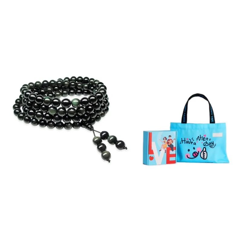 MISS TOOYA Obsidian Bracelets Unisex-11