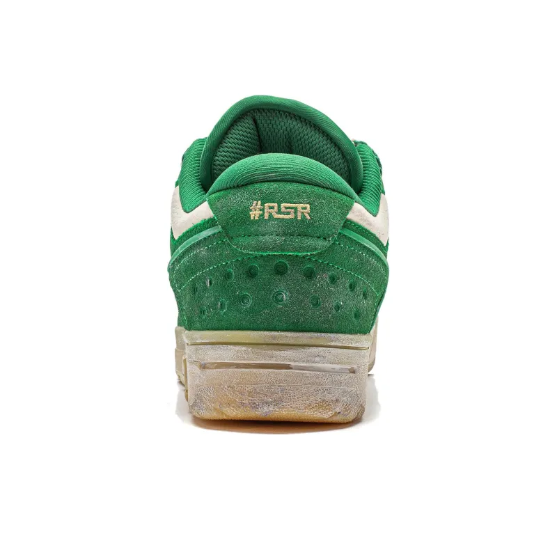 LiNing RSR 101 XXL Cushioning Anti Slip And Wear Resistant Low Top Basketball Shoes Unisex Green Gray-5