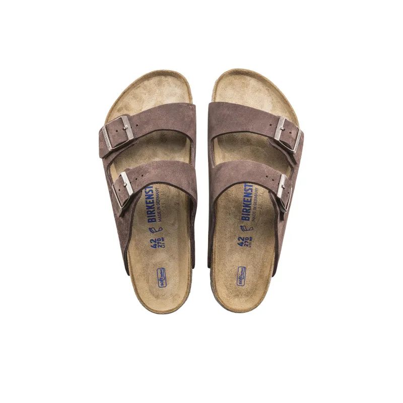 Birkenstock Arizona Soft Footbed EVA Slip Resistant Slide Slippers Men's Brown-3