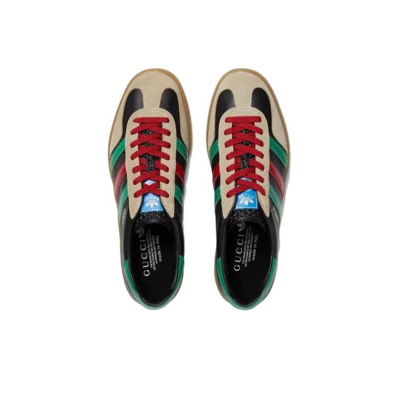 GUCCI Adidas X GUCCI Gazelle 'Black Green Red'-2