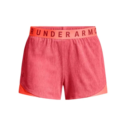 Under Armour Play Up 3.0 Sports Shorts Women's Orange Red