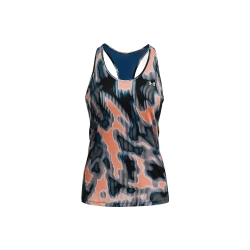 Under Armour HeatGear Tank Tops Women's Metallic Silver