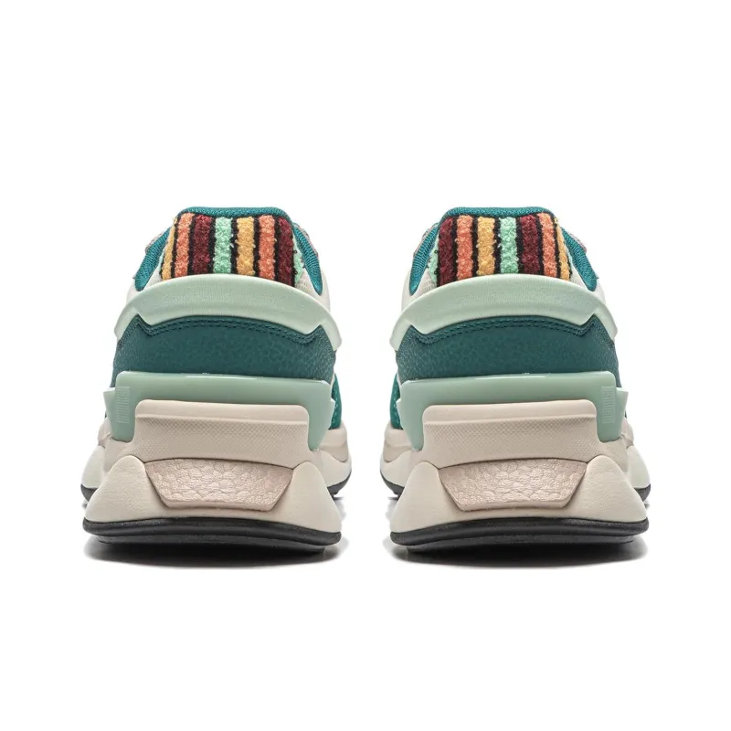 LiNing 001 Innocence V2 Innocent V2 Breathable Slip Resistant Low Top Casual Shoes Men's Green Yellow Brown-5