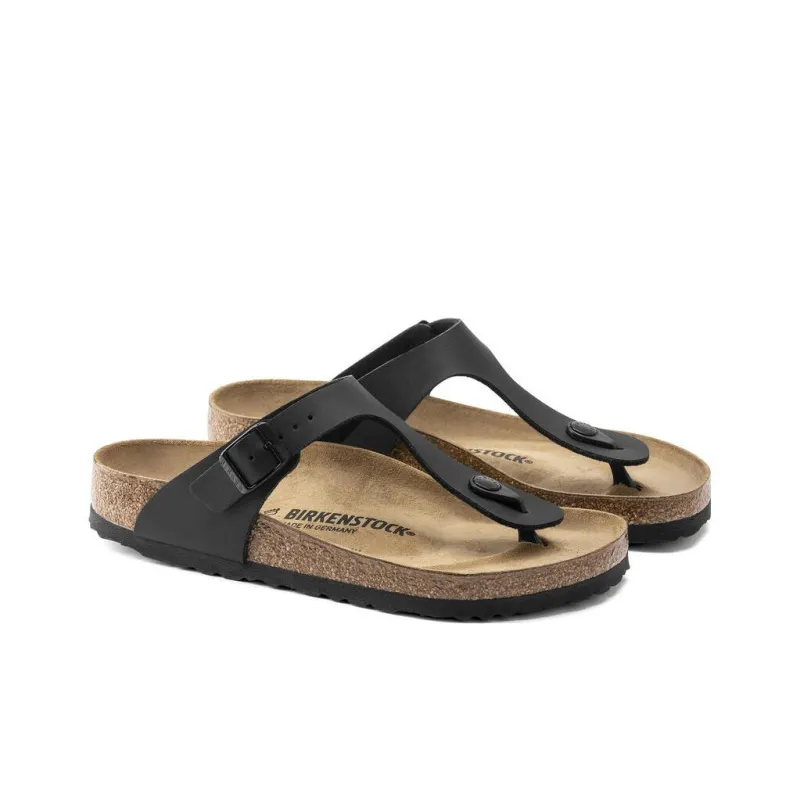 Birkenstock Gizeh Birko Flor Narrow Fit 'Black'-3