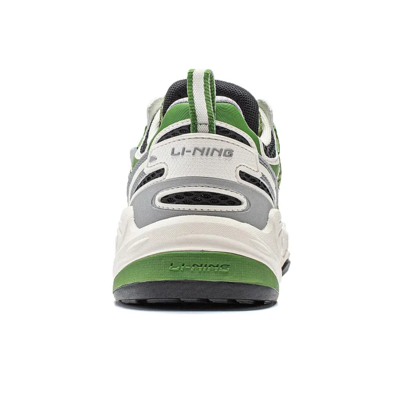 LiNing Shining Star 2 Anti Slip Wear Resistant Low Top Casual Shoes Women's Green White-5