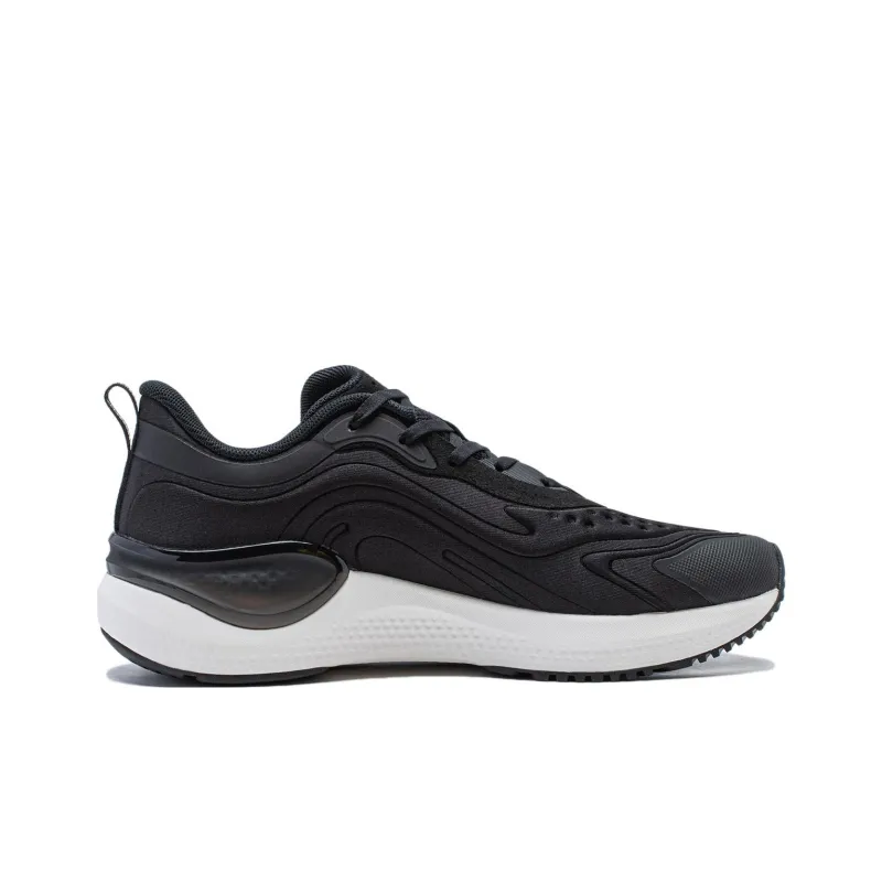 LiNing Cushioning Wear Resistant Low Top Running Shoes Women's Black-1