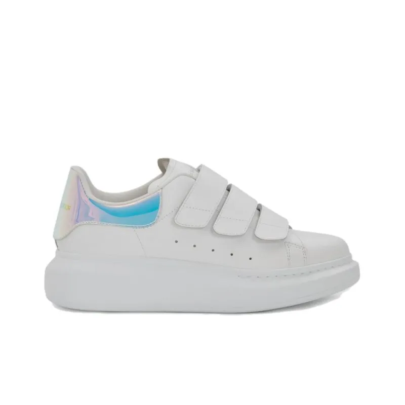 Alexander McQueen Oversized Sneaker 'White Iridescent' Women's-1