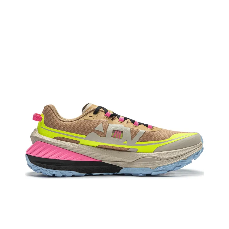 LiNing Dilu Cushioning Anti Slip And Wear Resistant Low Top Running Shoes Men's Yellow Brown-1